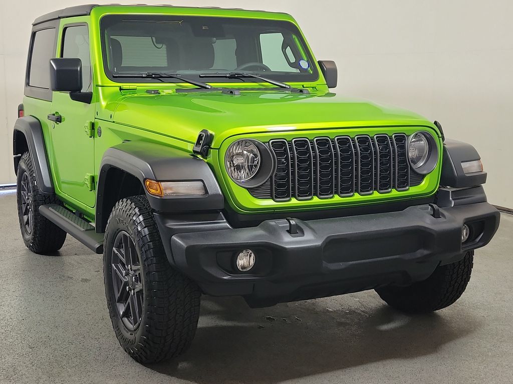 Mojito Clearcoat 2025 Jeep Wrangler Sport S 2-Door 4WD SUV / Crossover Four-Wheel Drive 8-Speed Automatic
