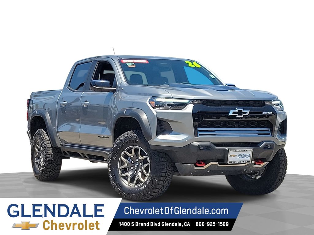 Sterling Gray Metallic 2026 Chevrolet Colorado Pickup Truck Four-Wheel Drive 8-Speed Automatic