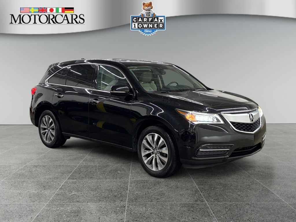 Black 2014 Acura MDX SUV / Crossover All-Wheel Drive 6-Speed Automatic