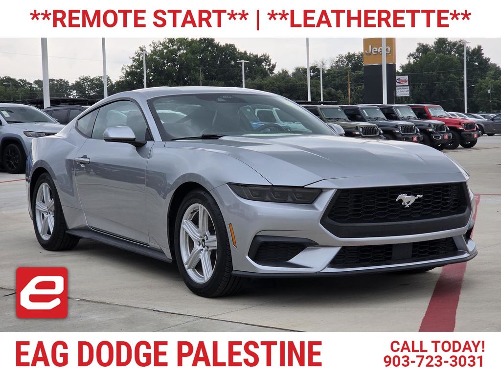 Iconic Silver Metallic 2026 Ford Mustang Coupe Rear-Wheel Drive Automatic