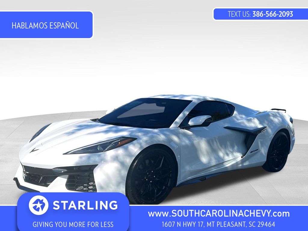 Arctic White 2026 Chevrolet Corvette Coupe Rear-Wheel Drive 8-Speed Dual Clutch