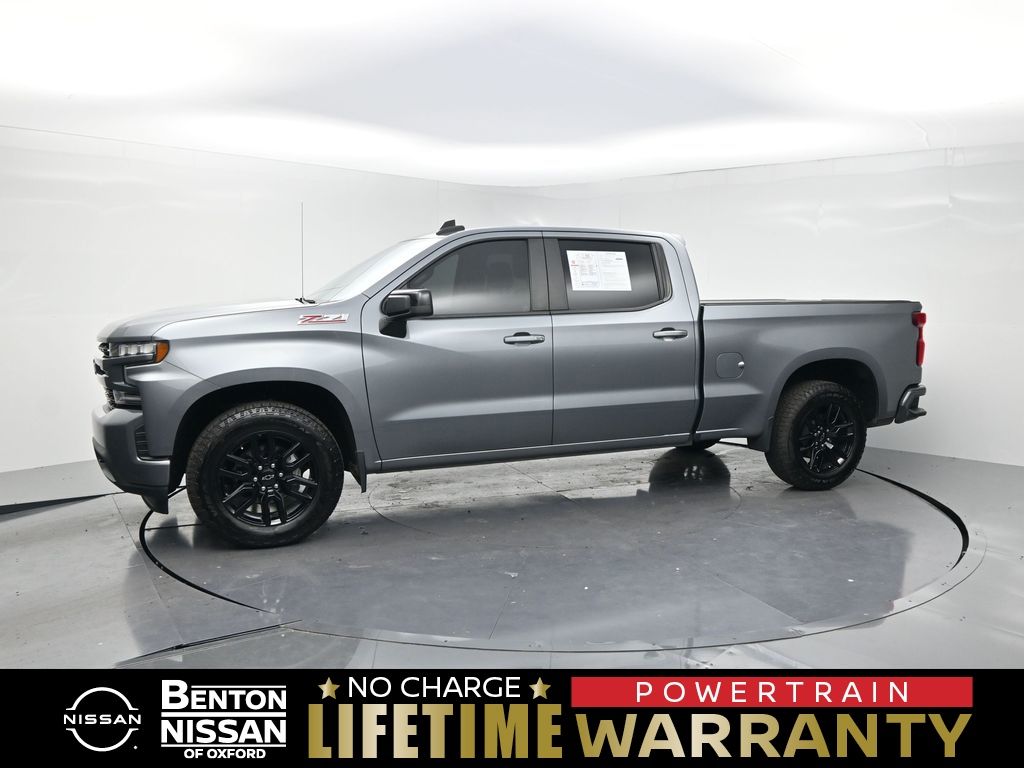 Gray (Satin Steel Metallic) 2021 Chevrolet Silverado 1500 Pickup Truck Four-Wheel Drive 8-Speed Automatic