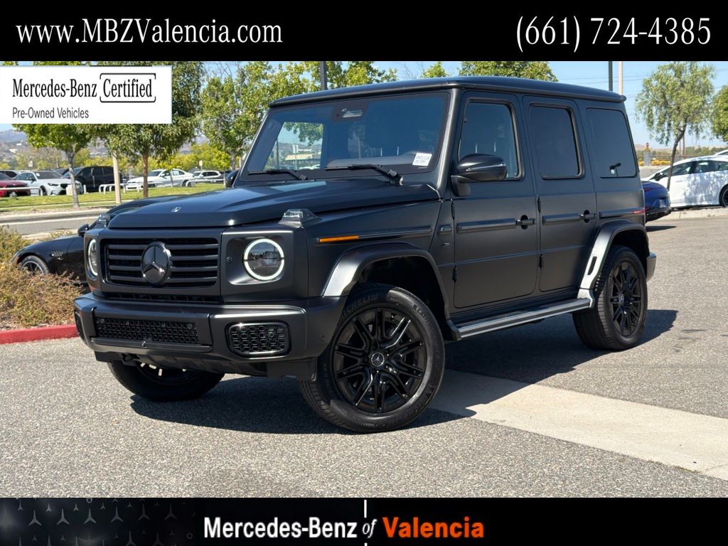 MANUFAKTUR Night Black Magno 2025 Mercedes-Benz G-Class SUV / Crossover All-Wheel Drive 2-Speed Automatic