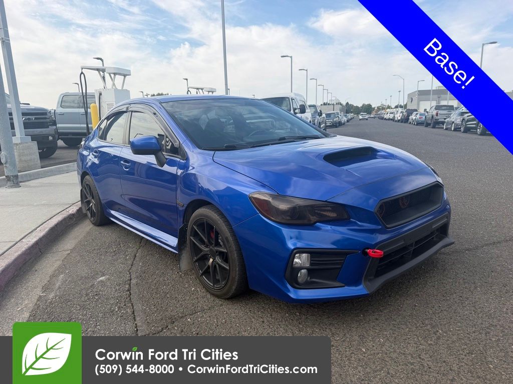 WR Blue Pearl 2016 Subaru WRX Sedan All-Wheel Drive 6-Speed Manual