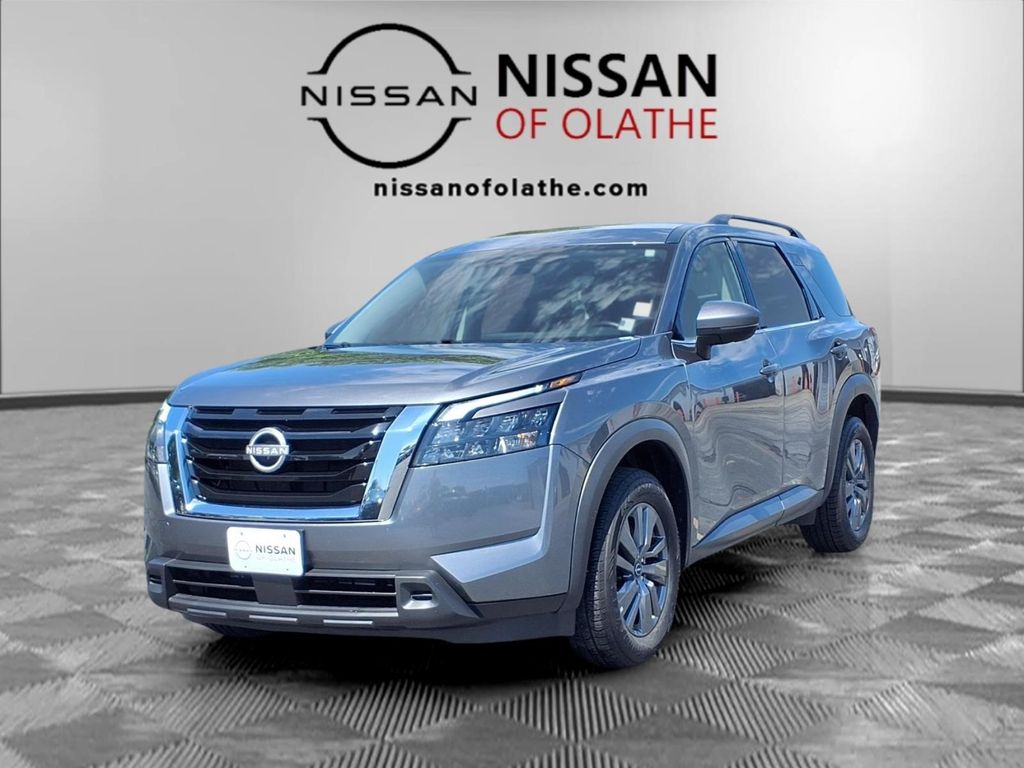 Gray (Gun Metallic) 2024 Nissan Pathfinder SV FWD SUV / Crossover Front-Wheel Drive 9-Speed Automatic