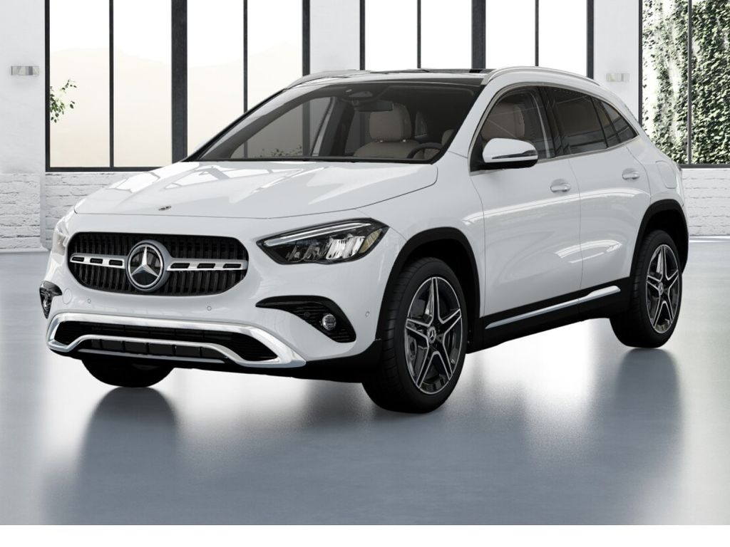 Polar White 2026 Mercedes-Benz GLA SUV / Crossover All-Wheel Drive 8-Speed Dual Clutch