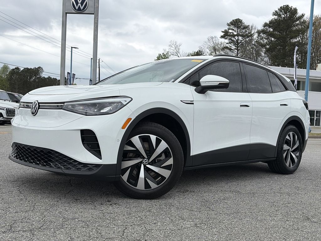 Pure White 2023 Volkswagen ID.4 Pro RWD SUV / Crossover Rear-Wheel Drive Automatic