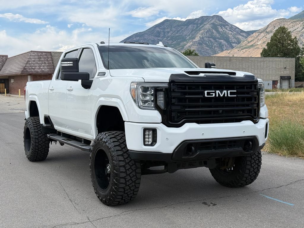 Summit White 2023 GMC Sierra 3500HD Pickup Truck Four-Wheel Drive Automatic