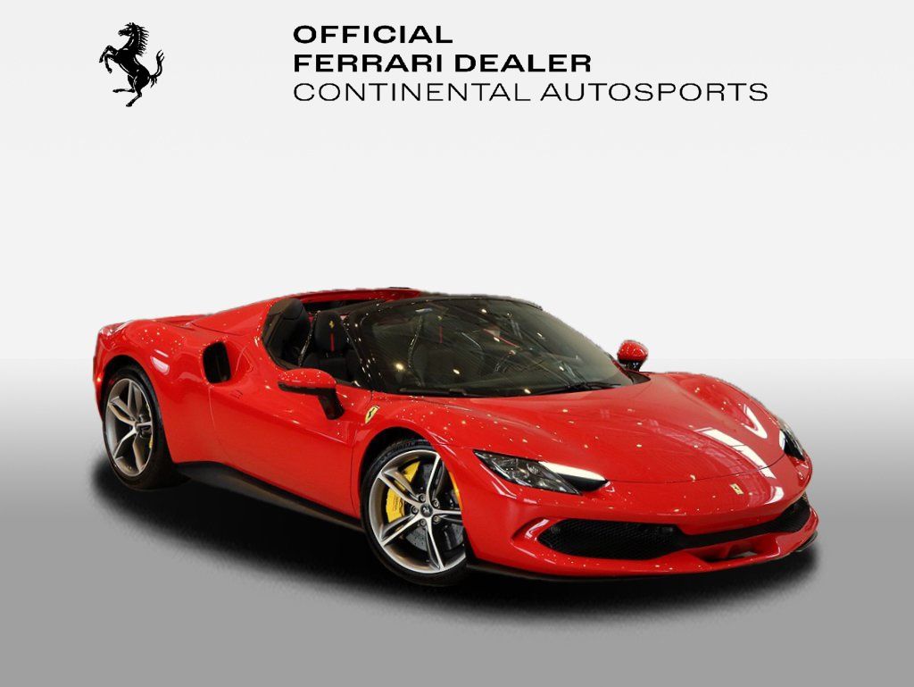 Rosso Corsa 2024 Ferrari 296 GTS Convertible Rear-Wheel Drive 8-Speed Dual Clutch