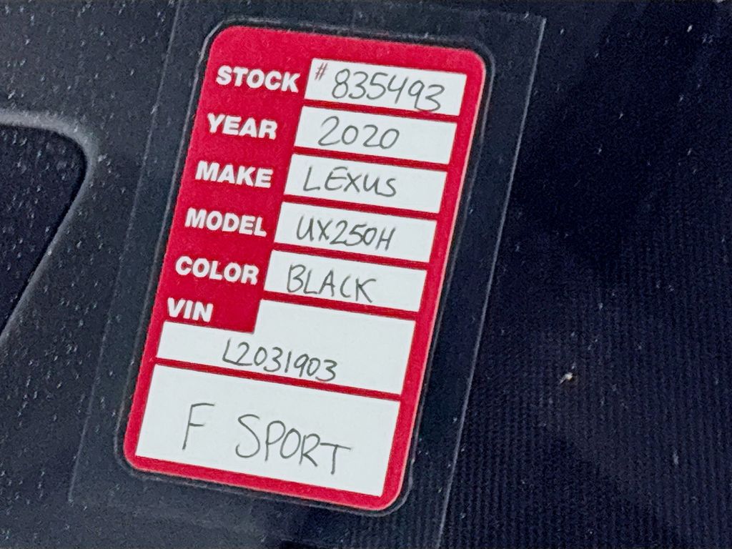 2020 Lexus UX 250h F SPORT