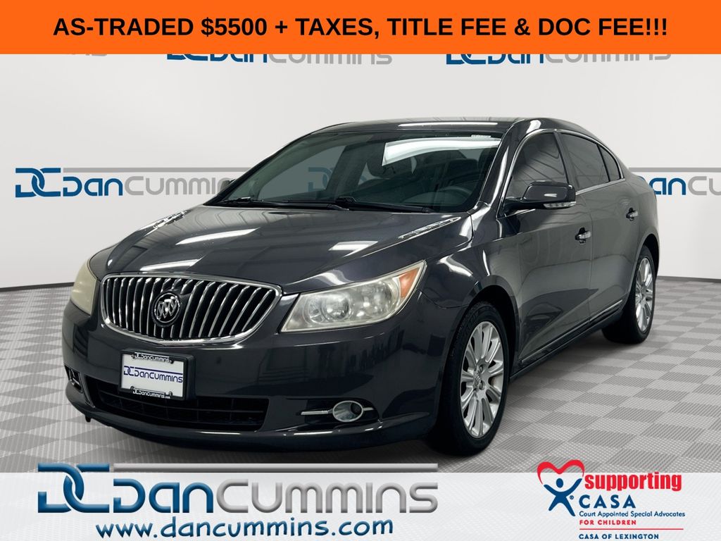 Storm Gray Metallic 2013 Buick LaCrosse Sedan Front-Wheel Drive 6-Speed Automatic