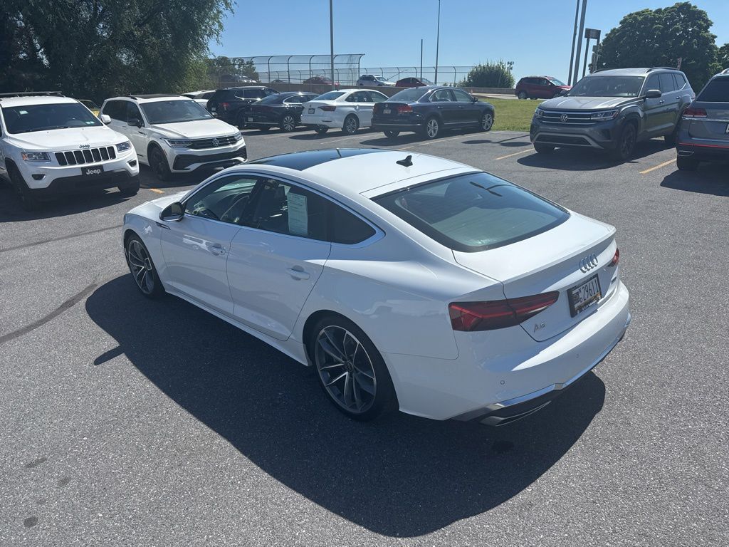 2023 Audi A5 Sportback 45 S line Premium Plus White at Audi Porsche Sewickley
