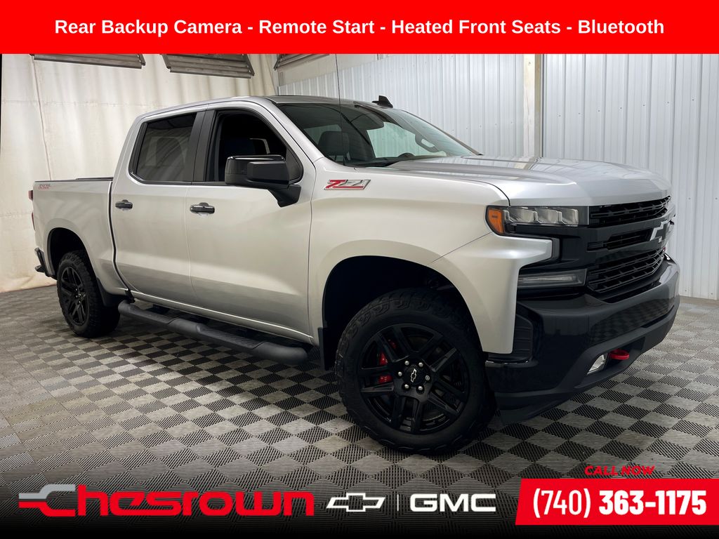 Silver Ice Metallic 2021 Chevrolet Silverado 1500 Pickup Truck Four-Wheel Drive Automatic