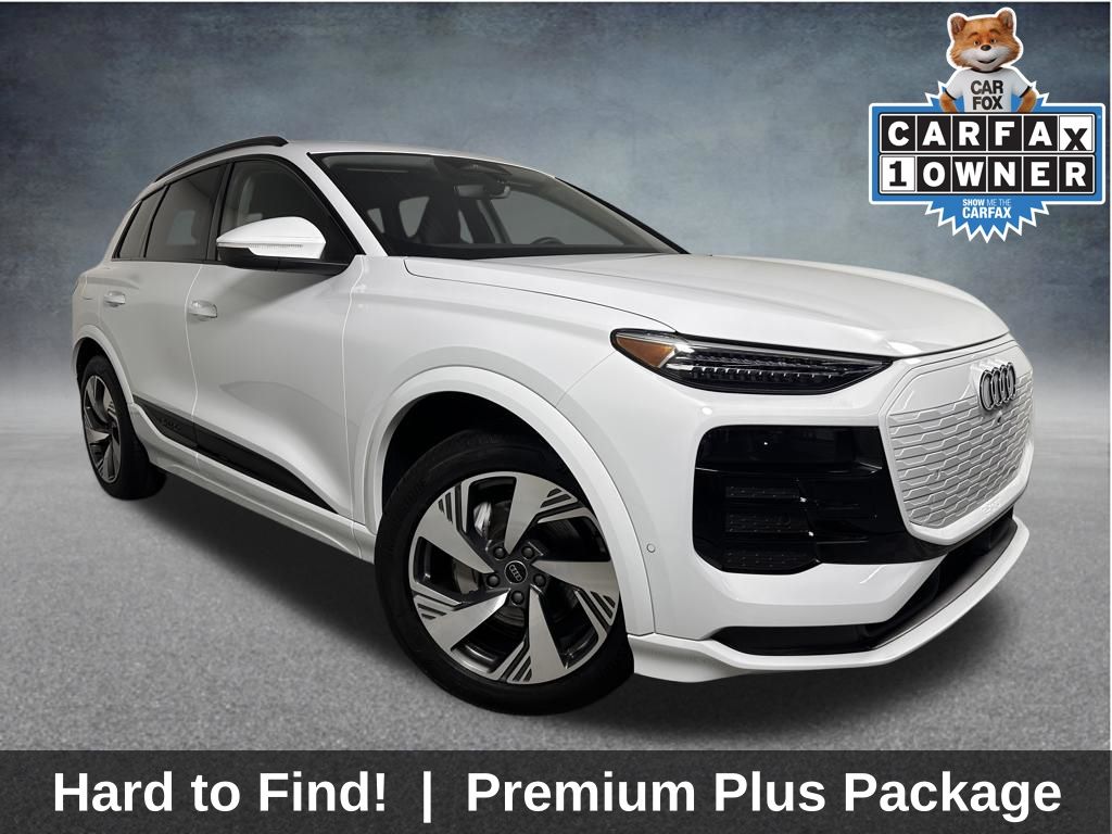 Glacier White Metallic 2025 Audi Q6 e-tron quattro Premium Plus SUV / Crossover All-Wheel Drive Automatic