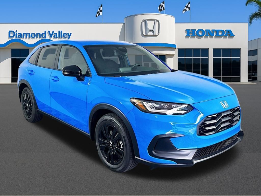 Boost Blue Pearl 2026 Honda HR-V Sport FWD SUV / Crossover Front-Wheel Drive Continuously Variable Transmission