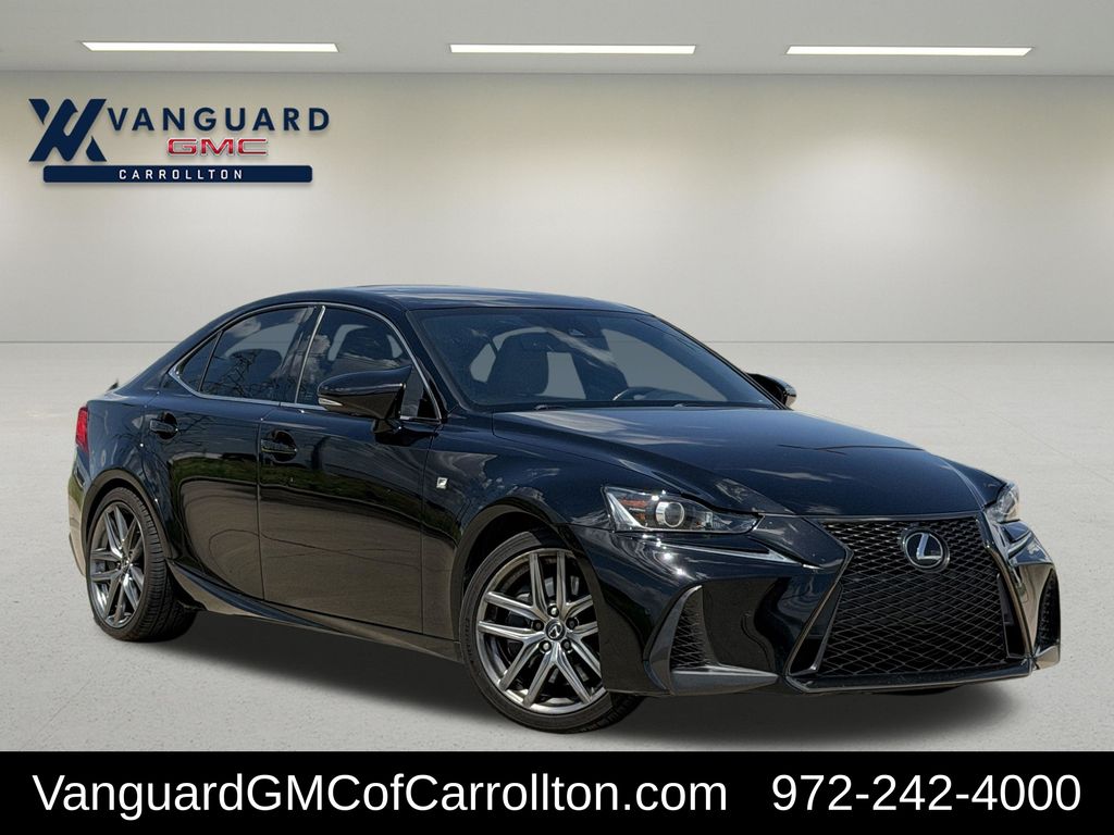Black (Obsidian) 2020 Lexus IS Sedan Rear-Wheel Drive 8-Speed Dual Clutch