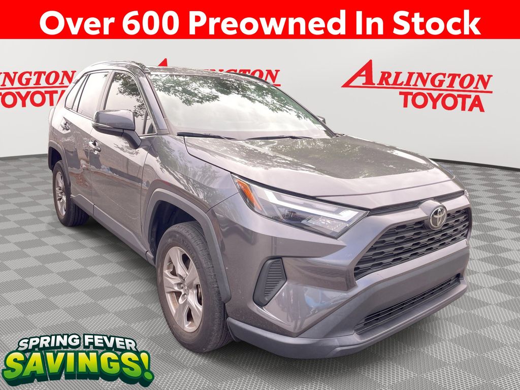 Magnetic Gray Metallic 2023 Toyota RAV4 XLE FWD SUV / Crossover Front-Wheel Drive 8-Speed Automatic