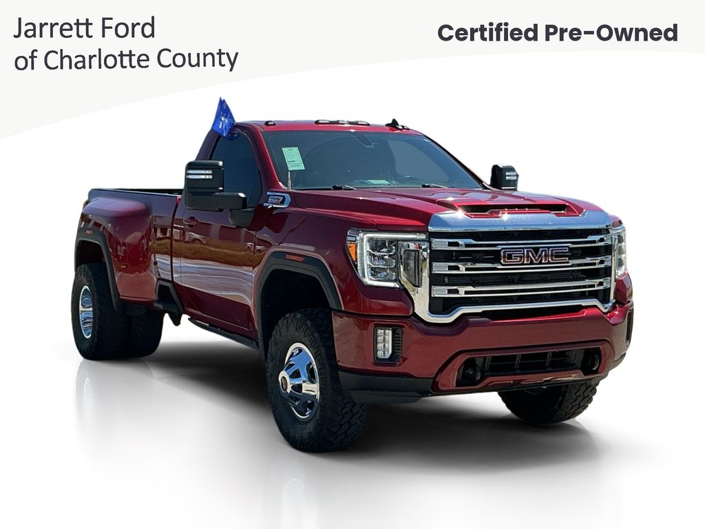 Cayenne Red Tintcoat 2022 GMC Sierra 3500HD Pickup Truck Four-Wheel Drive Automatic