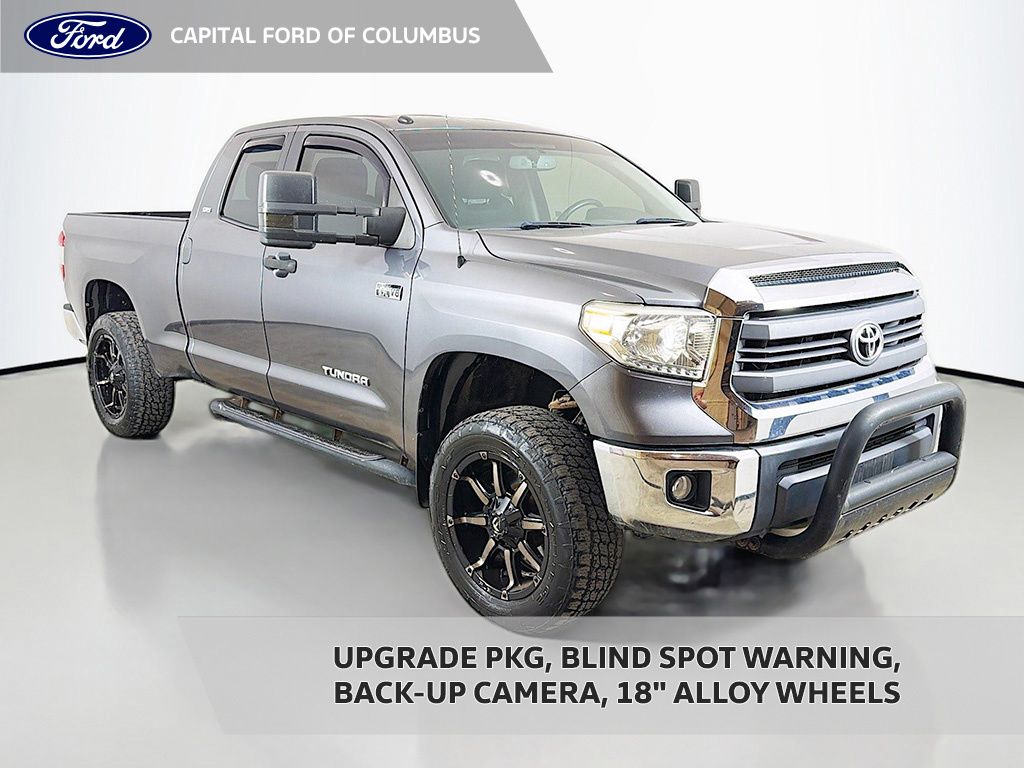 Magnetic Gray Metallic 2014 Toyota Tundra Pickup Truck Four-Wheel Drive 6-Speed Automatic Overdrive