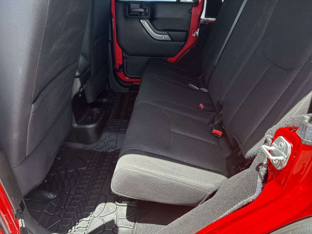 2018 Jeep Wrangler JK Unlimited Sport Red at North Houston Mitsubishi