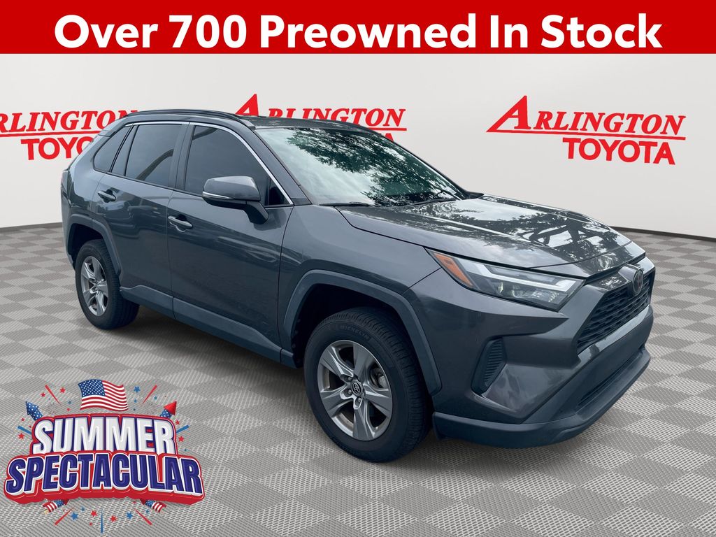 Magnetic Gray Metallic 2022 Toyota RAV4 SUV / Crossover Front-Wheel Drive 8-Speed Automatic