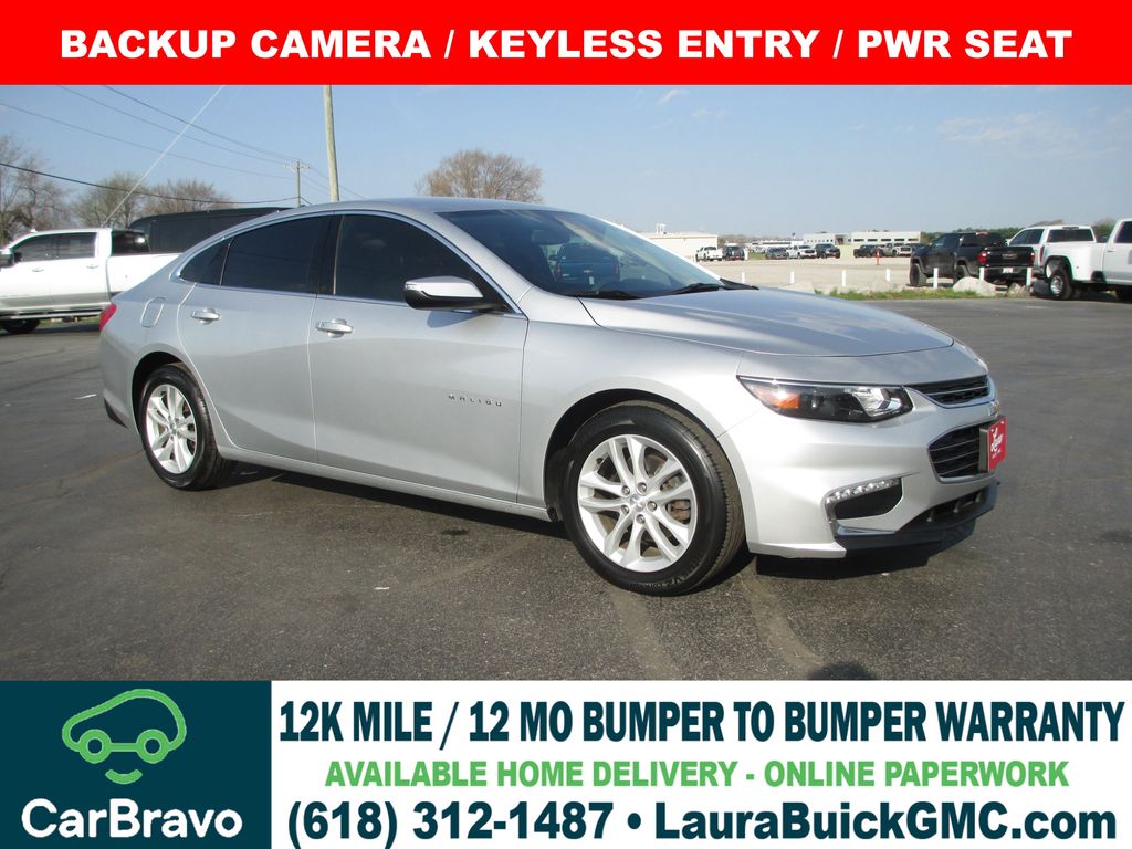 Silver Ice Metallic 2018 Chevrolet Malibu LT FWD Sedan Front-Wheel Drive 6-Speed Automatic