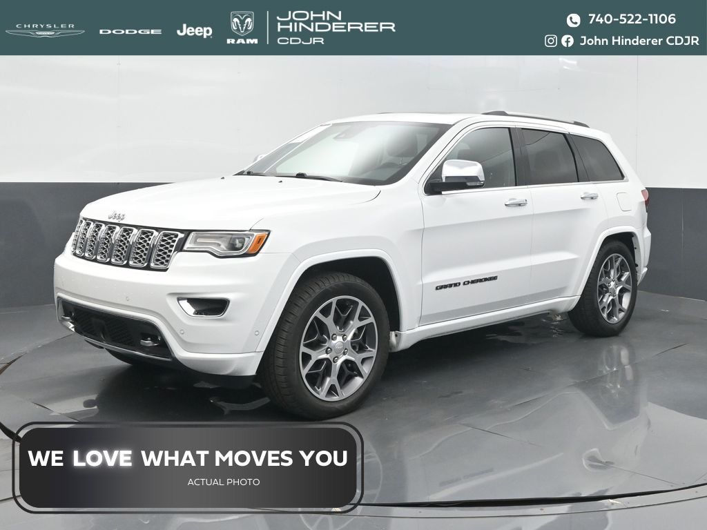 Bright White Clearcoat 2021 Jeep Grand Cherokee SUV / Crossover Four-Wheel Drive 8-Speed Automatic