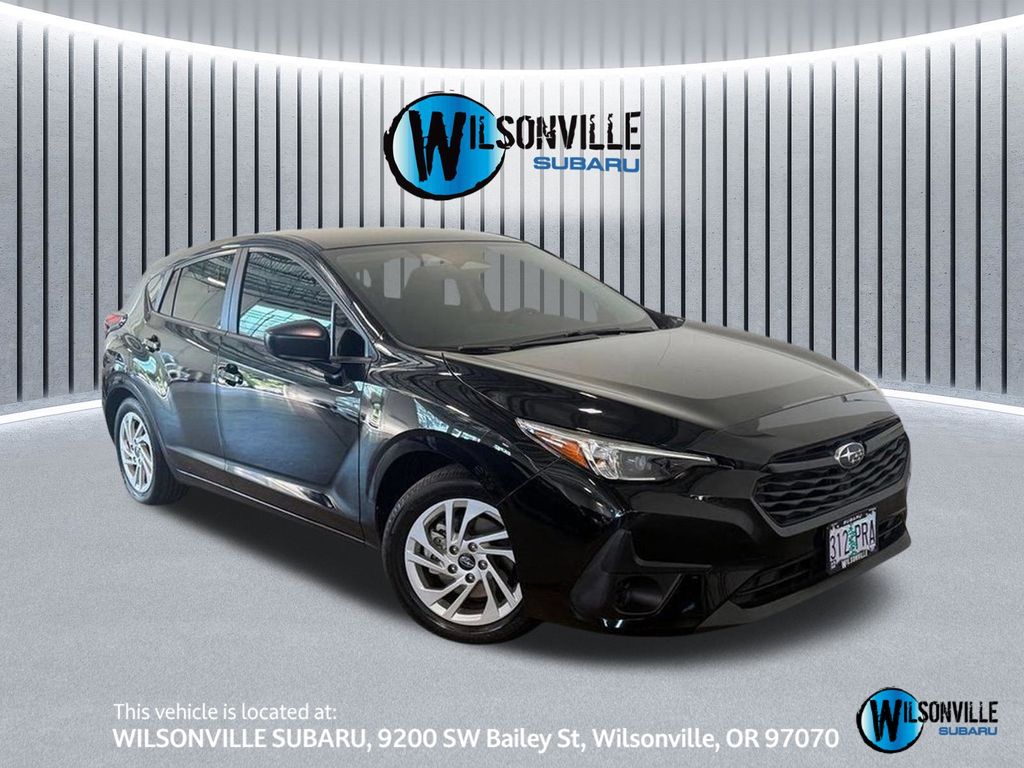 Crystal Black Silica 2024 Subaru Impreza Wagon All-Wheel Drive Continuously Variable Transmission