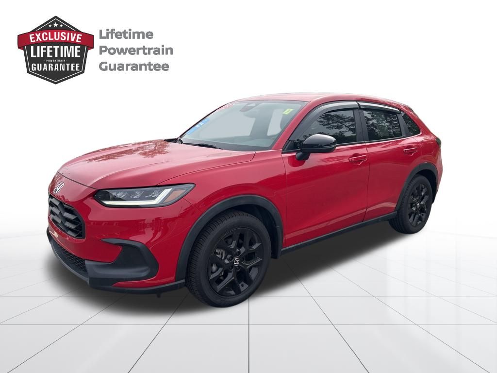 Red 2023 Honda HR-V Sport FWD SUV / Crossover Front-Wheel Drive Continuously Variable Transmission