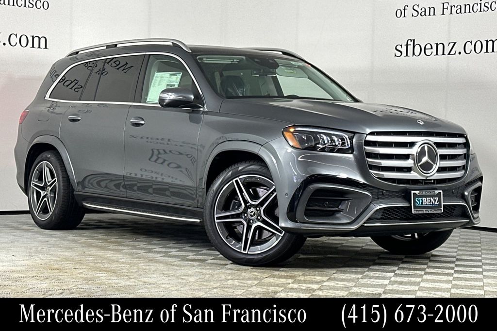 Gray (Selenite Grey Metallic) 2026 Mercedes-Benz GLS SUV / Crossover All-Wheel Drive 9-Speed Automatic