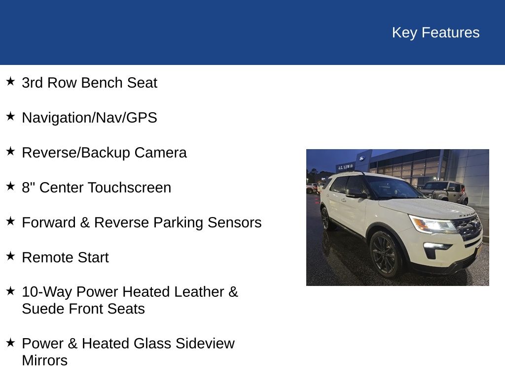 2018 Ford Explorer XLT