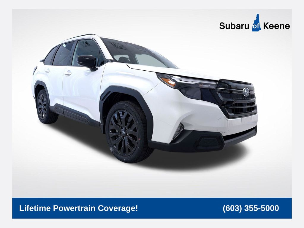 Crystal White Pearl 2026 Subaru Forester SUV / Crossover All-Wheel Drive Continuously Variable Transmission