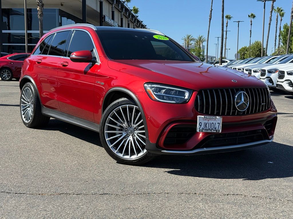 designo Cardinal Red Metallic 2020 Mercedes-Benz GLC AMG GLC 63 4MATIC SUV / Crossover All-Wheel Drive 9-Speed Automatic