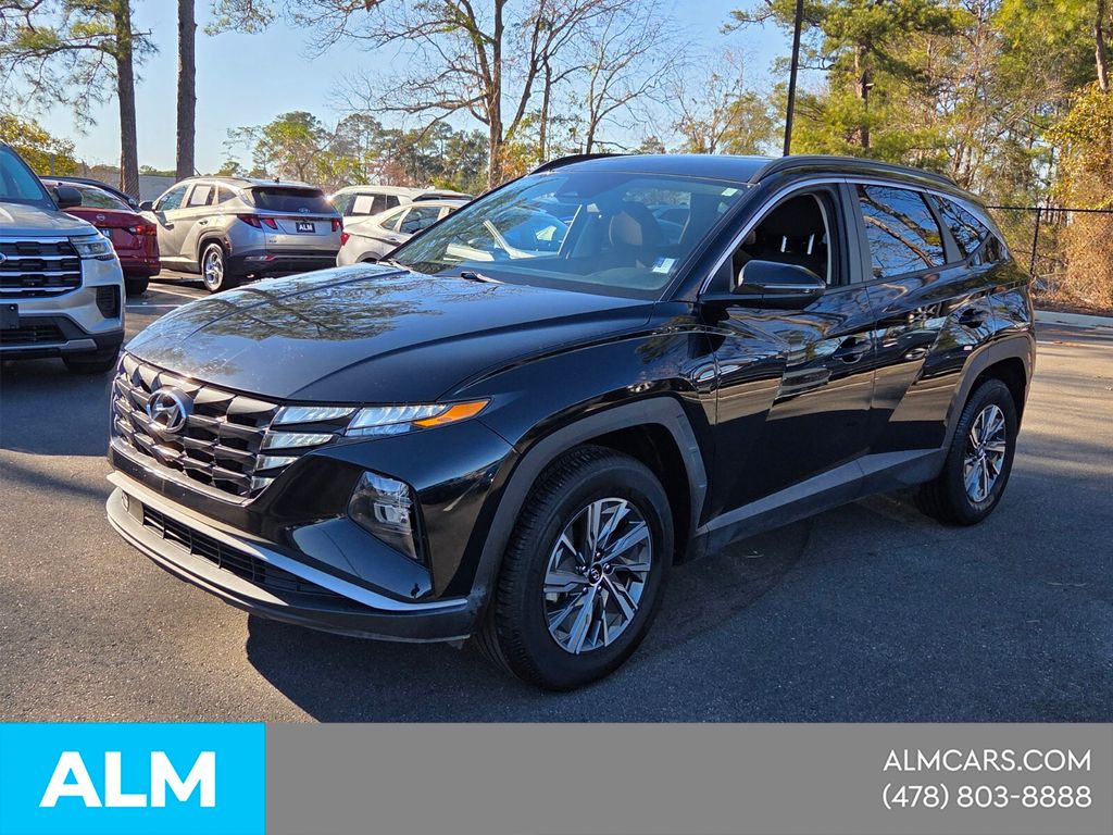 Phantom Black 2022 Hyundai Tucson Hybrid Blue AWD SUV / Crossover All-Wheel Drive 6-Speed Automatic