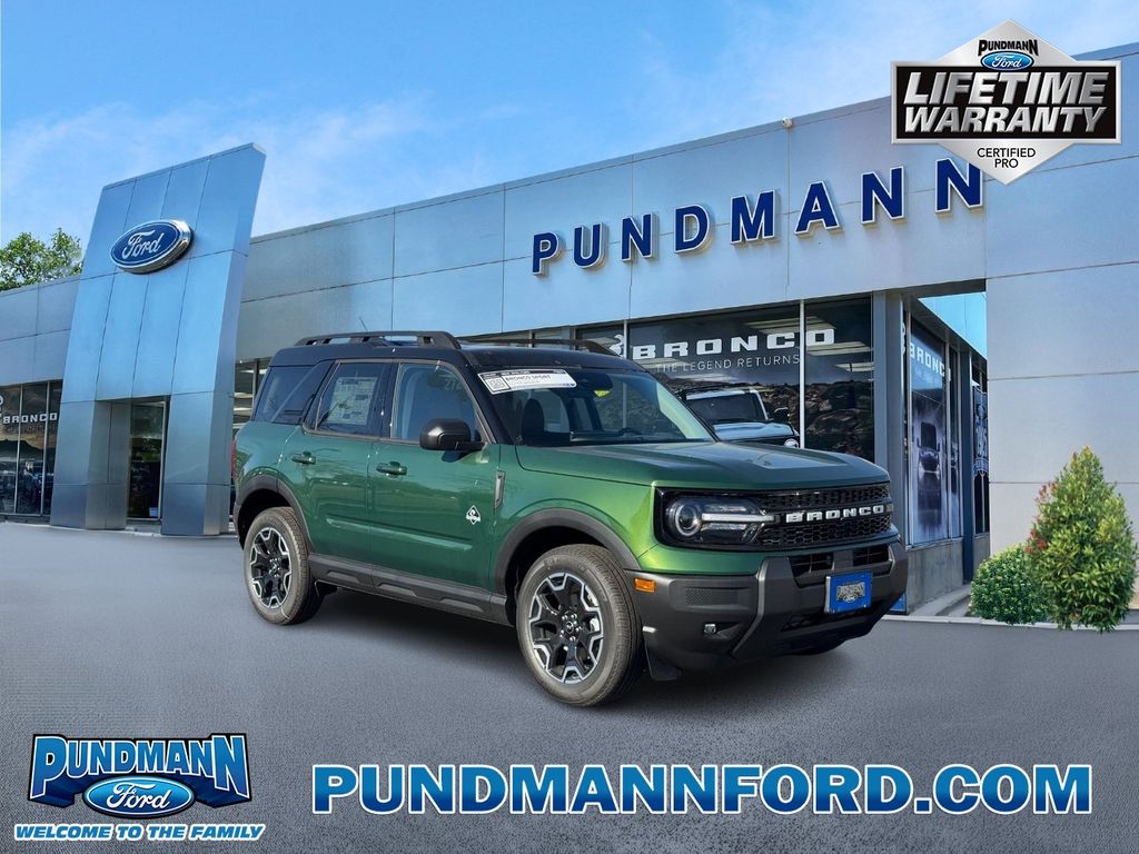 Green Metallic 2025 Ford Bronco Sport SUV / Crossover All-Wheel Drive Automatic