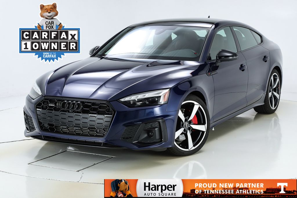 Navarra Blue Metallic 2023 Audi A5 Sportback Sedan All-Wheel Drive 7-Speed Automatic