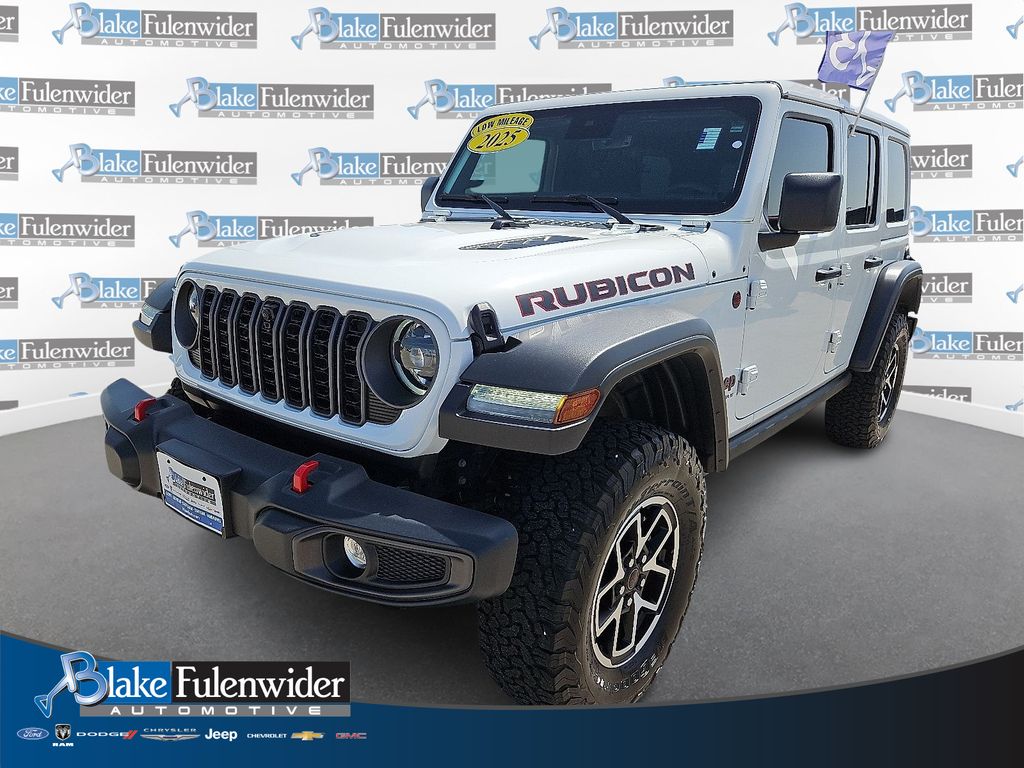 Bright White Clearcoat 2025 Jeep Wrangler SUV / Crossover Four-Wheel Drive 8-Speed Automatic