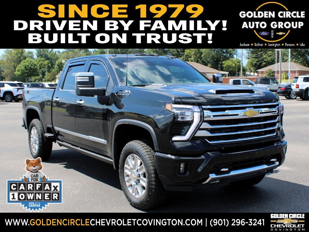 Black 2025 Chevrolet Silverado 2500HD Pickup Truck Four-Wheel Drive Automatic