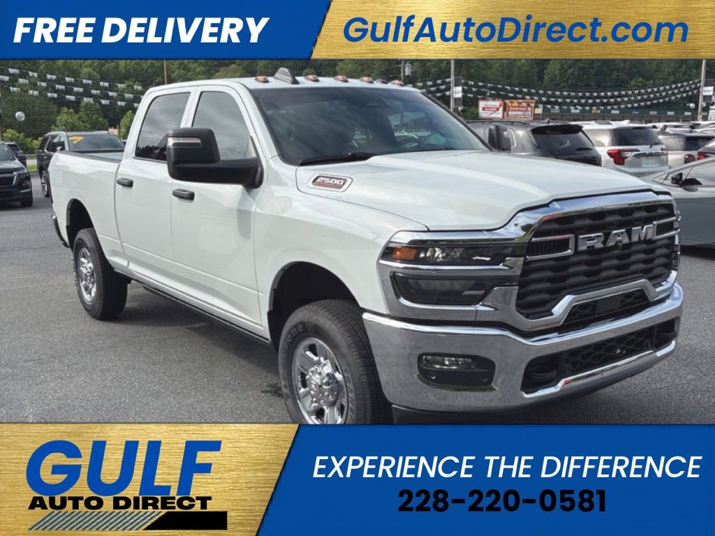 Bright White Clearcoat 2026 RAM 2500 Pickup Truck Four-Wheel Drive 8-Speed Automatic