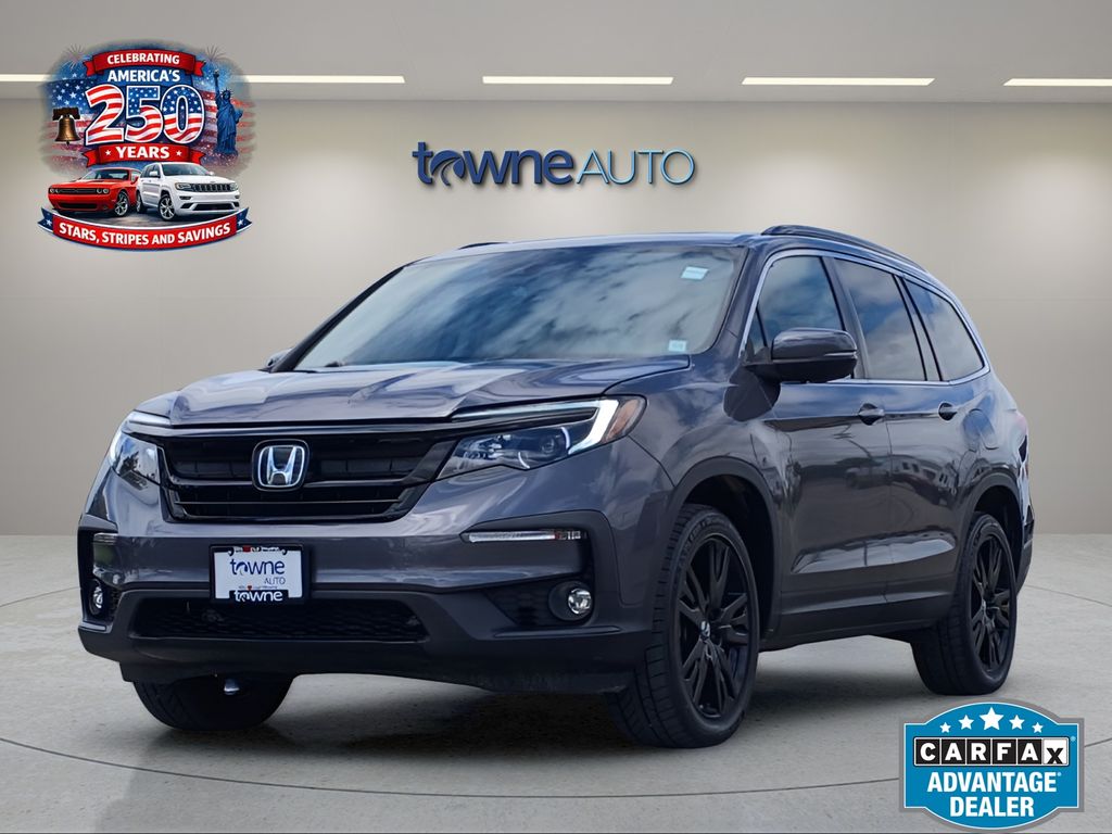 Gray (Modern Steel Metallic) 2021 Honda Pilot SUV / Crossover All-Wheel Drive 9-Speed Automatic