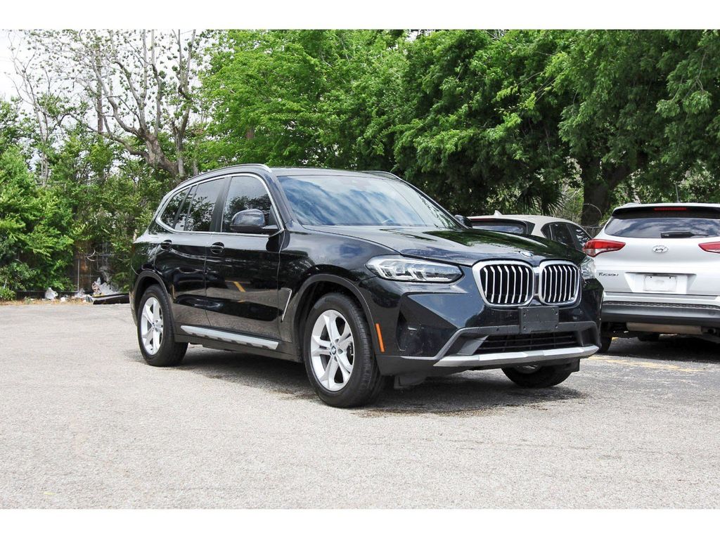 Black Sapphire Metallic 2022 BMW X3 sDrive30i RWD SUV / Crossover Rear-Wheel Drive 8-Speed Automatic
