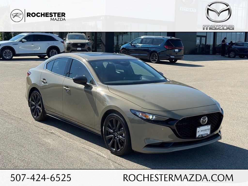 Zircon Sand Metallic 2025 Mazda MAZDA3 Sedan All-Wheel Drive 6-Speed Automatic