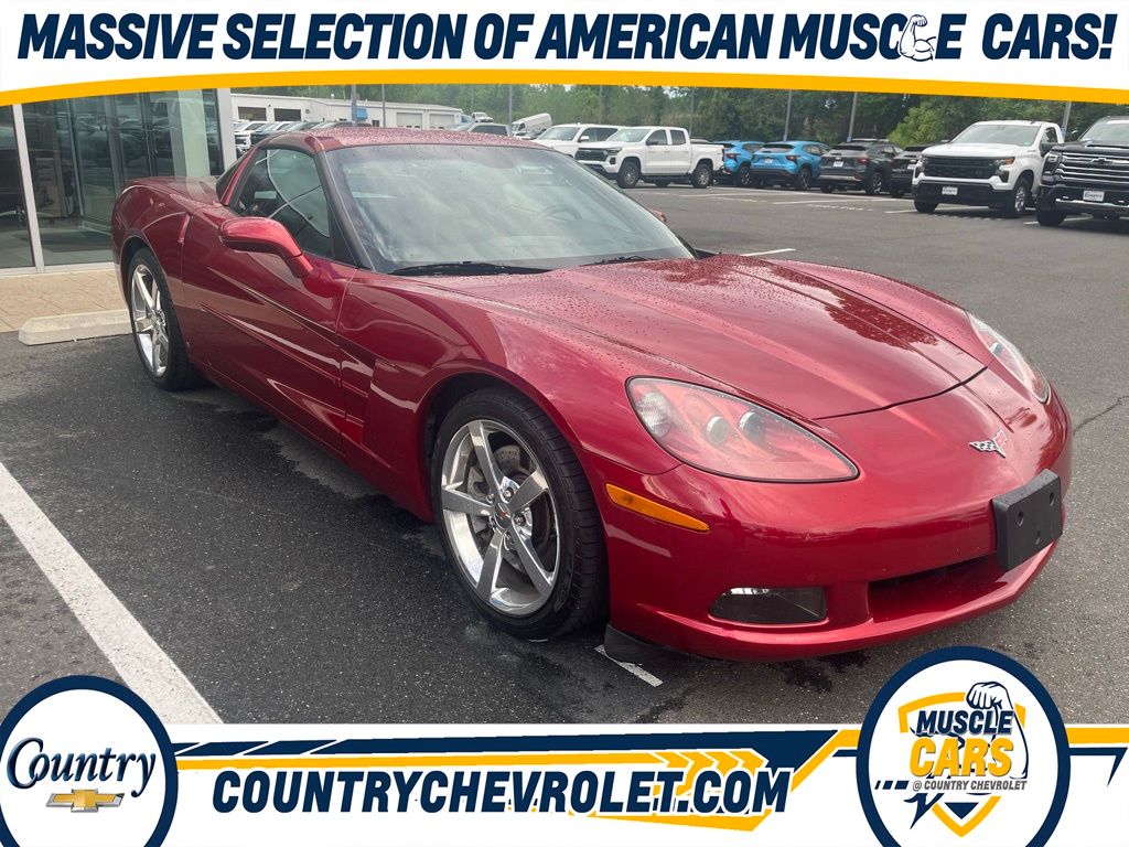 Crystal Red Metallic Tintcoat 2009 Chevrolet Corvette 3LT Coupe RWD Coupe Rear-Wheel Drive 6-Speed Automatic