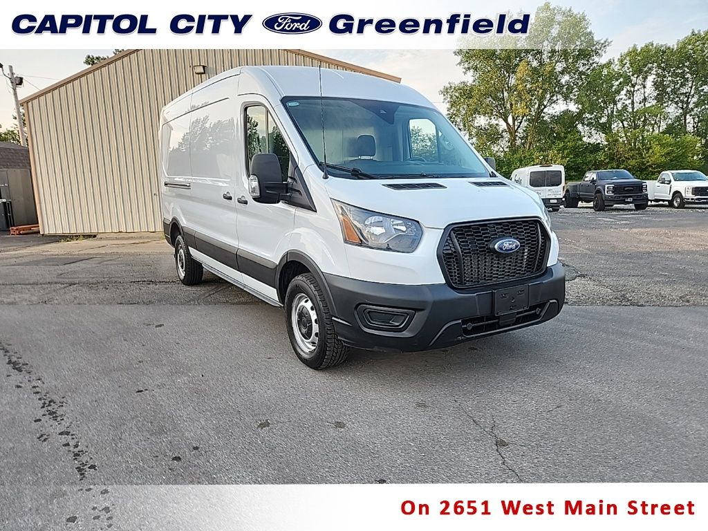 White 2023 Ford Transit Cargo Van Rear-Wheel Drive 