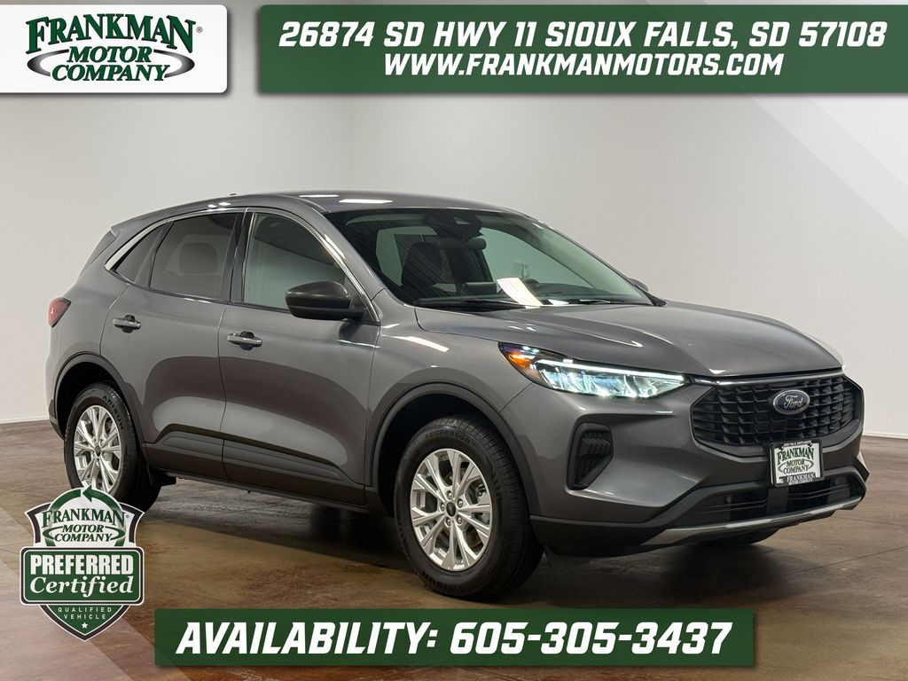 Gray Metallic 2024 Ford Escape SUV / Crossover All-Wheel Drive 8-Speed Automatic