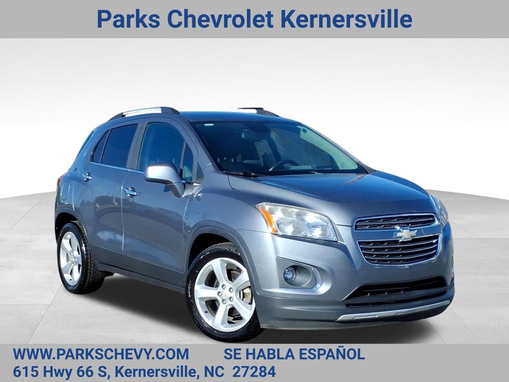 Gray (Steel Metallic) 2015 Chevrolet Trax LTZ FWD SUV / Crossover Front-Wheel Drive 6-Speed Automatic