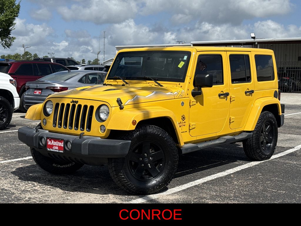 2015 Jeep Wrangler Unlimited Sahara Yellow at Bayshore Chrysler Jeep Dodge Ram