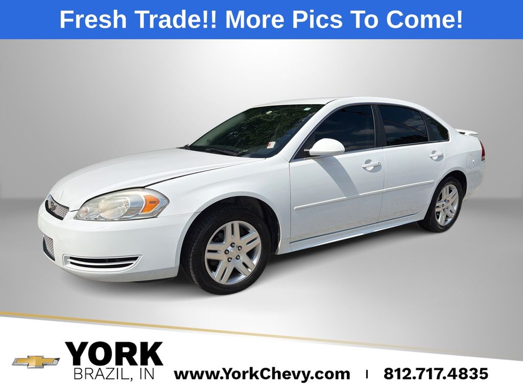 Summit White 2012 Chevrolet Impala Sedan Front-Wheel Drive 6-Speed Automatic Overdrive