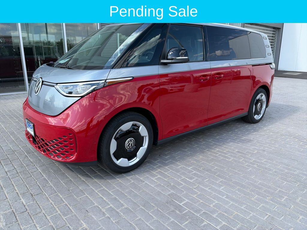 Cherry Red 2025 Volkswagen ID.Buzz Minivan All-Wheel Drive Automatic