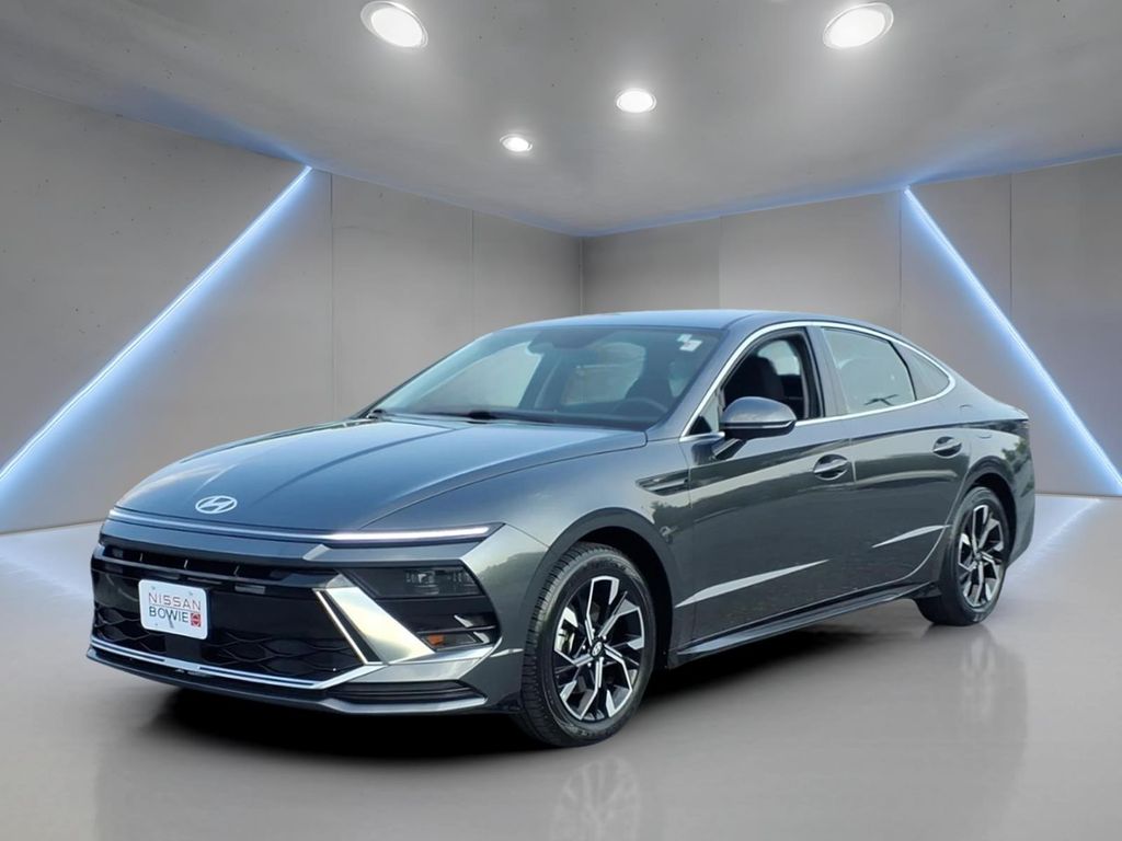Portofino Gray 2025 Hyundai Sonata Sedan Front-Wheel Drive 8-Speed Automatic
